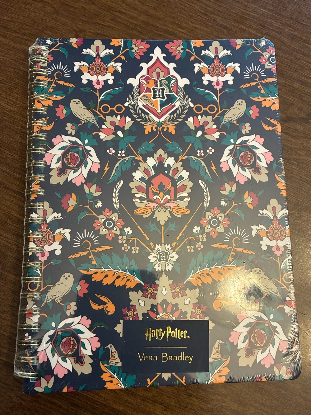 Vera Bradley Mini Spiral Notebook home to hogwarts Harry Potter